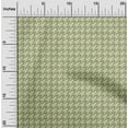 thumbnail image 2 of oneOone Silk Tabby Light Green Fabric Houndstooth Sewing Fabric By The Yard Printed Diy Clothing Sewing Supplies 42 Inch Wide, 2 of 4