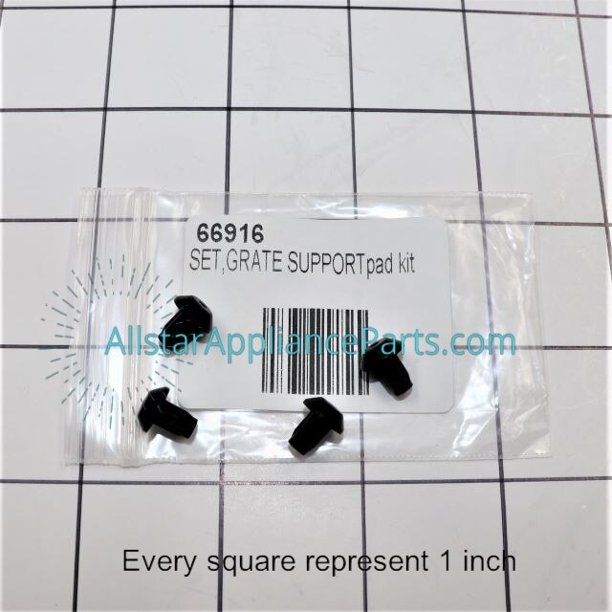 Dacor Range/Stove/Oven Burner Grate Foot 66916 (Pack of 4) Walmart