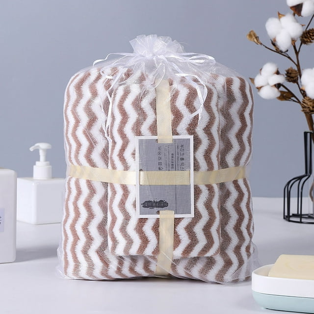 Toallitas, Toallas, Toallas de baño, Juego de toallas de baño de lujo, Toalla de baño de algodón suave, Toalla de alta absorción, Incluye 1 toalla de baño de 27.5 x 55 pulgadas y 1 toalla de 13.5 x 29
