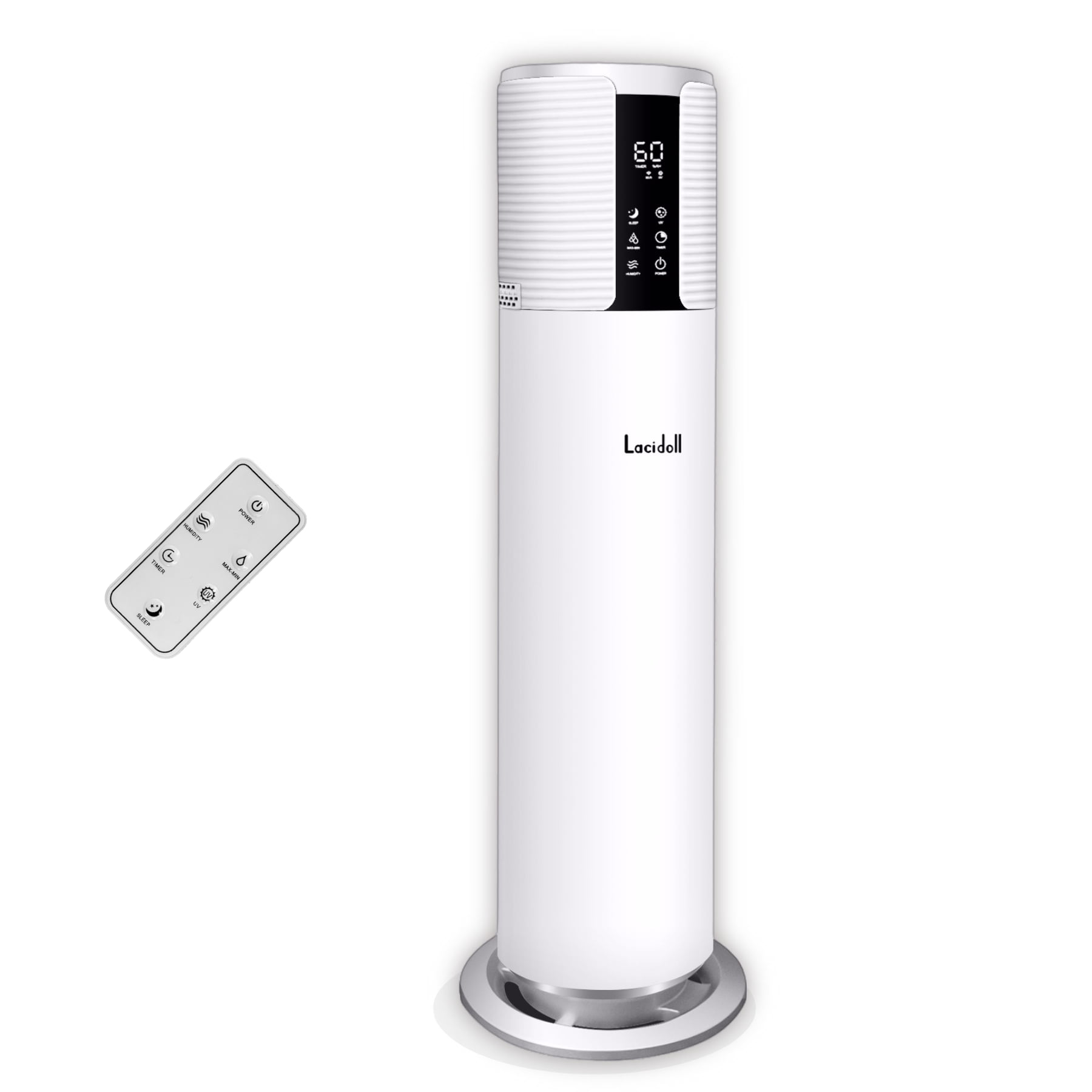LACIDOLL Humidifiers for Large Room, 2.1Gal 8L Top Fill Humidifier with
