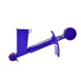 thumbnail image 2 of Sugar Pearl Applicator Plastic Cake Baking Decoration Diy Tool Belt 4 Converters Purple Cake Decorating Applicator, 2 of 4