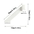 thumbnail image 3 of Storage Box Stacking Auxiliary Rod Storage Box Stacking Auxiliary Rod 4-Pack Organizer Pole for Plastic Bins and Totes(White) Rkxzt, 3 of 9