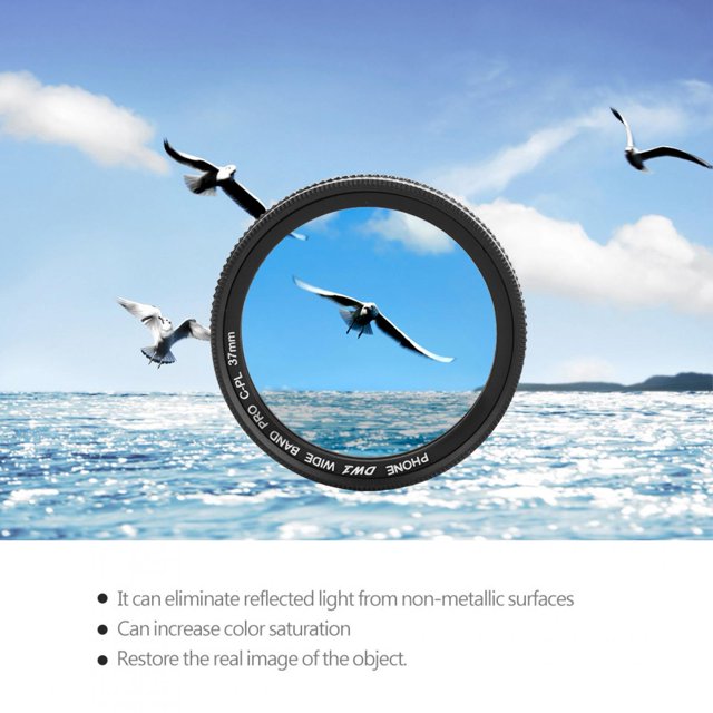 ZOMEI 37mm CPL Lens Filter For Mobile Phone Camera Smartphone Accessories