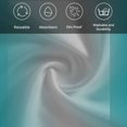 thumbnail image 5 of Teal Grey Ombre Cloth Napkins, Gradient Contemporary Abstract Art Washable and Reusable Dinner Napkins Set of 4, Table Napkin for Kitchen Party Birthday Wedding Hotel Housewarming 20"x20", 5 of 8