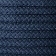 thumbnail image 6 of 14" Navy Blue Handcrafted Round Braided Basket, 6 of 6