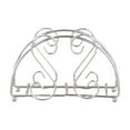 thumbnail image 2 of Napkin Holder under $5! Yannianjz Semicircular Paper Towel Holder, Vertical Napkin Rack for Kitchen, Iron Towel Storage Stand, Tabletop Paper Towel Dispenser, 2 of 6