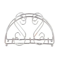 SLYNSHome Napkin Holder for Table,Stainless Steel Standing Napkin Dispenser for Kitchen Dining Farmhouse Cocktail Picnic Bar