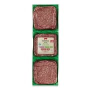 Marketside Organic Grass-Fed Ground Beef, 93% Lean/ 7% Fat, 1 lb, 3 Count