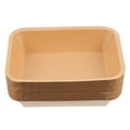 thumbnail image 1 of Placas de alimento de papel kraft desechable de 25 unids placas de chips de pollo frito espesado, 1 of 5