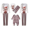 thumbnail image 3 of Christmas Family Pajama Matching Reindeer PJs Plaid Pants Xmas Sleepwear Clothes, 3 of 6
