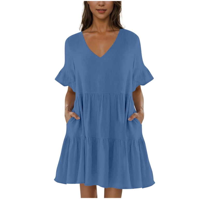 cotton dress sewing pattern Amazon.com: Simplicity 8231 Women's Summer Dress Sewing Pattern, 4 Styles,  Sizes 14-22 : Arts, Crafts & Sewing