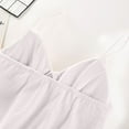 thumbnail image 4 of XuJwPNcy Women's Camisole with Bras V Neck Sleeveless Summer Basic Ribbed Undershirt Pajama Cami Tank Tops, 4 of 4