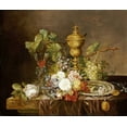 thumbnail image 2 of Stannard, Emily 13x12 Gold Ornate Wood Framed with Double Matting Museum Art Print Titled - A Still Life With Roses, 2 of 4