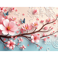 thumbnail image 4 of Cherry Blossom Themed Background Banner Party Decorations Spring Festival Event Photo Booth Backdrop Festival Celebrations Decorative Props, 4 of 4