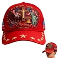 thumbnail image 2 of NIEWTR United States 250th Anniversary Hat USA 250th Anniversary Hat Adjustable Embroidery Patriotic Baseball Cap for Men Women(C,One Size), 2 of 9