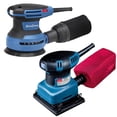 thumbnail image 1 of Lijadora Orbital DongCheng 1/4 hoja 200W y Lijadora Rotorbital 5' 300W azul, 1 of 6