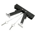 thumbnail image 1 of Stair Stabilizer Kit, RV Step Stabilizer Kit Enhanced Stability Metal Foldable Adjustable Height 2.8-11.4 Inch  for Travel Trailer, 1 of 7