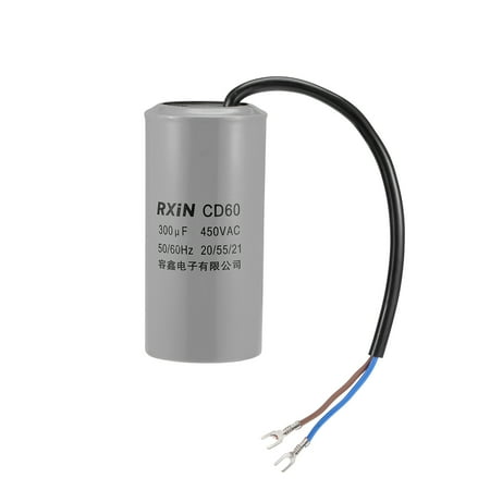 

Uxcell 300uf AC 450V 50/60 Hz CD60 Motor Star Capacitor 1 Pack