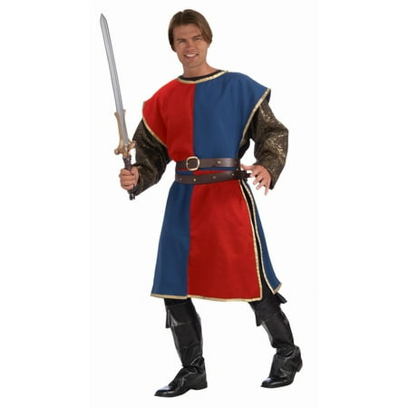 Halloween Medieval Tabard - Blue/Red Adult