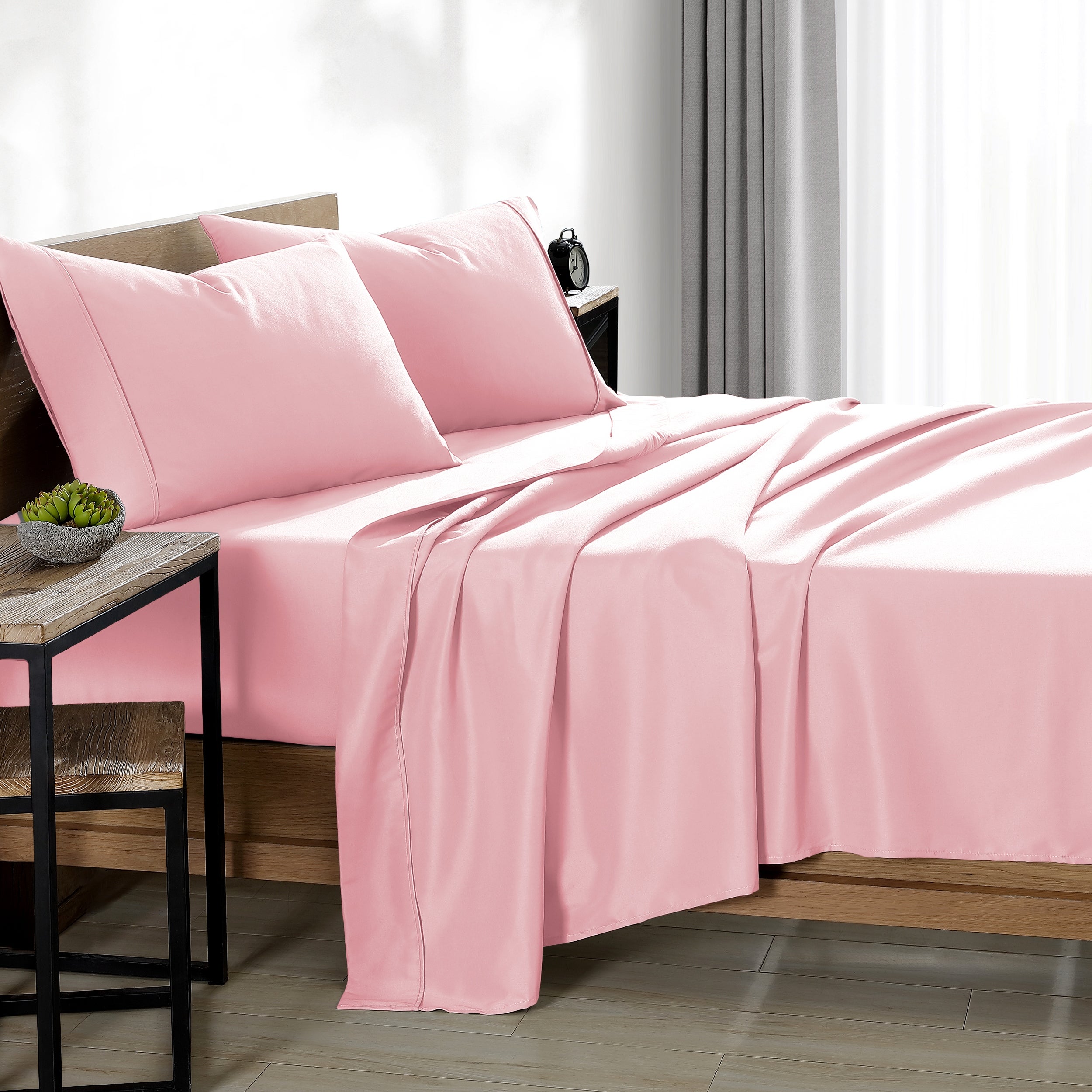 pink twin sheets walmart