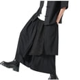 thumbnail image 4 of Puntoco Pantalones casuales largos para hombre Pantalones casuales de seda de hielo de color sólido de moda para hombre Pantalones largos con cintura elástica, 4 of 4