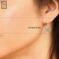 thumbnail image 6 of NOVICA Peridot flower earrings, 'Nature's Gift', 6 of 10