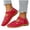 Red, variant on Gpaecead Women Hollow Out Flat Sandals Closed Toe Breathable Adjustable Ankle Strap Plus Size Shoes Spring Summer Casual Versatile,Rose Gold