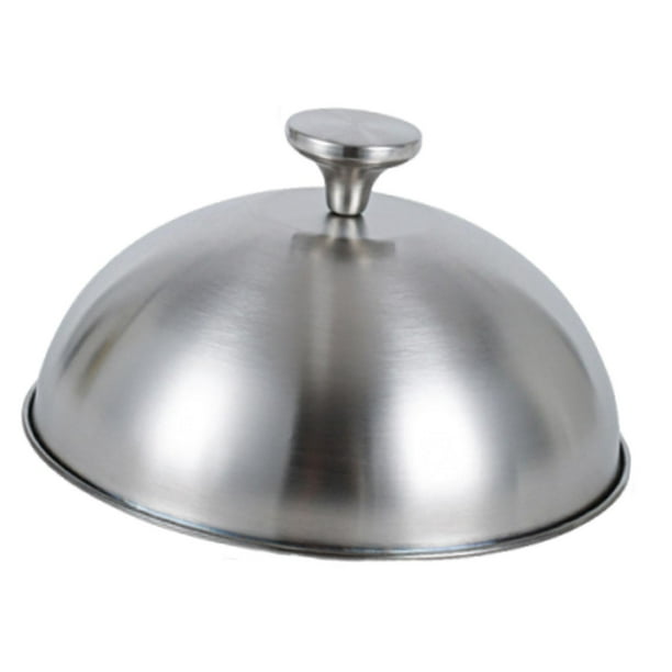 Tapa para untar, accesorio para parrilla, tapa para derretir queso, cúpula para derretir queso 22 cm x 13 cm