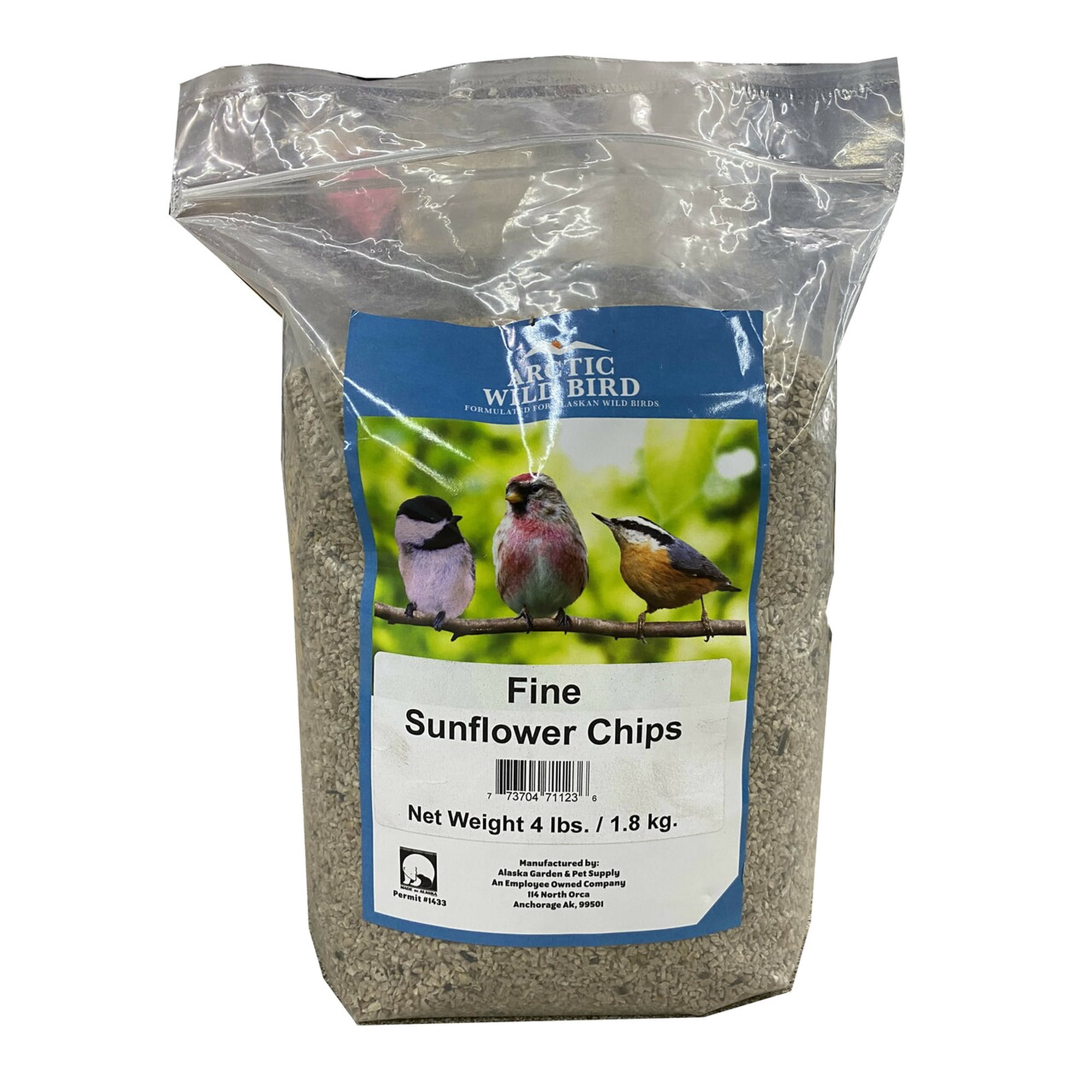 Arctic Wild Bird Fine 4lb Sunflower Chips
