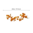 thumbnail image 3 of AURIGATE Thanksgiving Halloween Maple Leaf Garland 78.74 in Plastic Fall Vine for Mantel Table Decor, 3 of 9