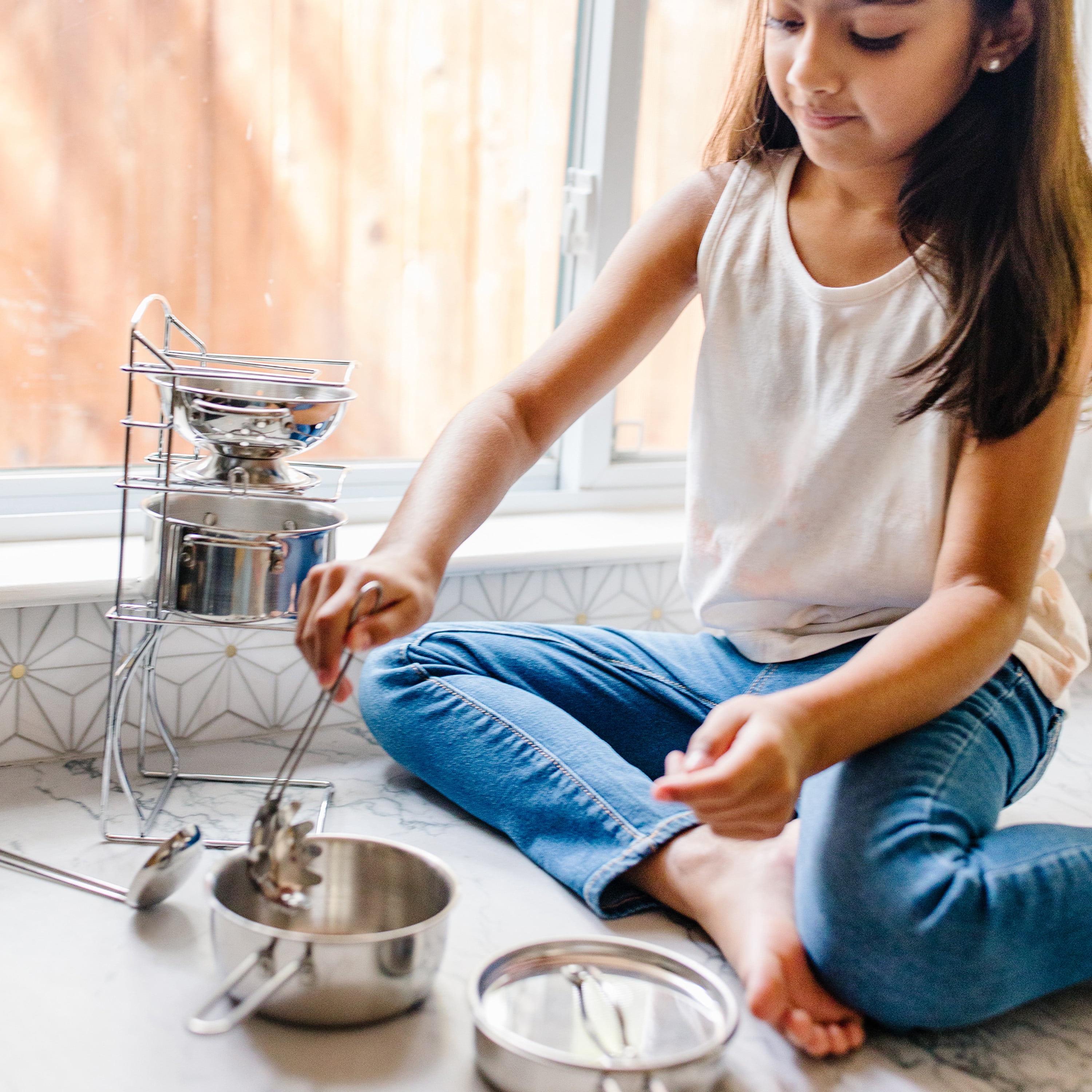 Melissa & Doug Let’s Play House Pots & Pans Set