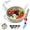 D, variant on Ceramic Vortex Berry Bowl - Swirling Berry Washing Bowl Spinning Cleaner with Drain Holes, 360° Handcrafted Stoneware Fruit Strainer & Colander for Quick Rinsing Strawberries, Blueberries, Kitchen Co