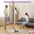 thumbnail image 5 of KANFUAQ Cordless Stick Vacuum Cleaner 38KPA 50Mins 2200mAh Lightweight for Home Pet Hair Carpet Hard Floor, 5 of 14