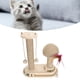 thumbnail image 3 of Poste Rascador Para Gatos, Pista De Bolas De 2 Capas, Poste Alto Interactivo Para Gatos, Rascador Para Gatos, Rascador Para Gatitos, Postes Para Rascar De Sisal Con Bola, 3 of 7