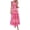 Rose Red, variant on PRETTYGARDEN Women's Boho Floral Maxi Dress Summer Smocked V Neck Ruffle Sleeve Spring Flowy Beach Vacation Sundresses
