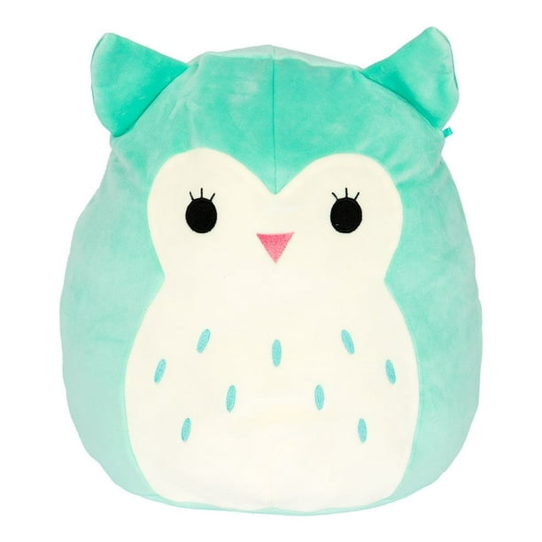 Squishmallow Easter 12 inch Winston the Teal Owl, Large Super Soft
