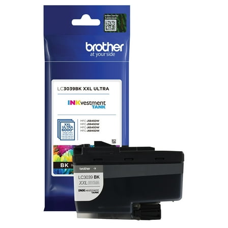 Brother Genuine Black INKvestment Tank Ink LC3039BKS