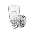 thumbnail image 1 of HomeRoots Lighting 1-Light Chrome Sconce Multicolour Ceiling Fixture, 1 of 1