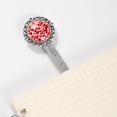 thumbnail image 3 of Valentine's Day Vintage Silver Lace-Edged Bookmark: a Gift for Readers and Book Lovers - Book Marker, Reading Accessories, Book Marks, 3 of 5