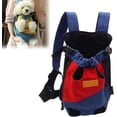 thumbnail image 1 of Mochila de viaje para mascotas con patas extendidas, mochila transportadora para perros pequeños, medianos, gatos, cachorros, mochila transportadora frontal ajustable para mascotas, para senderismo, v, 1 of 7