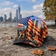 thumbnail image 5 of 9/11 25th Anniversary Hat 911 We Will Never Forget Baseball Cap Patriotic Vintage Hats for Men Women, 5 of 6