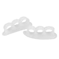 thumbnail image 1 of Separador Elástico Martillo Almohadillas para dedos Hallux Valgus Plancha Blanca 2pcs, 1 of 7