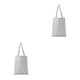 thumbnail image 1 of Jumpingount Bolso de hombro de lona, ​​bolso de mano estampado, cuaderno para estudiantes, bolso cuadrado, viaje, vacaciones, escuela, paquete Cuadros grises 2piezas, 1 of 6