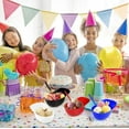 thumbnail image 6 of 24 Pieces Baseball Helmet Ice Cream Snack Bowl 8 oz Mini Baseball Cap Bowls Mini Plastic Sundae Bowls Kid Helmet Bowl with 24 Dessert Spoons for Birthday Party Supplies (Red, Blue, Black, White), 6 of 10