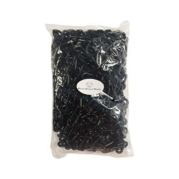 Plastic decorative safety security chain, Crowd Control Center (32', Black)