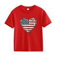 thumbnail image 2 of LNMQLPDBS Kids Tshirts Girls Summer Tops Size 10-12 Top Hat Kids Girls Shirts Size 8 Yellow Shirt 7-8 Girls Clothes 6months Baby Girl Clothes Cute, Watermelon Red 10-11 Years, 2 of 6