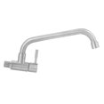 thumbnail image 3 of Grifo para fregadero de cocina de acero inoxidable G1/2" giratorio de 360° con rociador de agua fría: duradero y práctico, 3 of 8