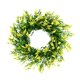 thumbnail image 3 of Guirnalda de hojas verdes artificiales con corona de lavanda para la puerta. Amarillo, 3 of 9