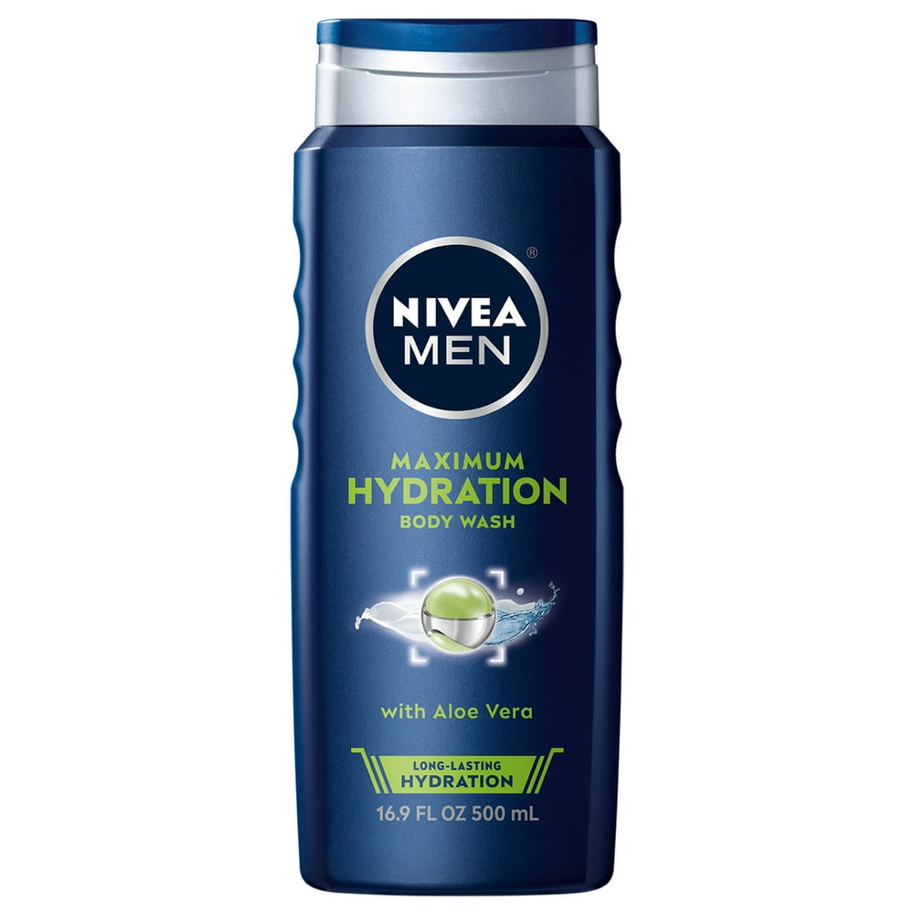 NIVEA MEN Maximum Hydration Body Wash with Aloe Vera 16.9 fl. oz