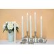 thumbnail image 3 of 6 Pack Battery Operated LED Candles with Remote and Timer for Wedding Decor Ivory Real Wax Flickering Warm White Light, 3 of 4